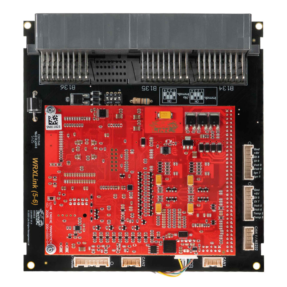 Link G4X WRX6X Plug-In ECU (Subaru WRX & STI V5-6) 228-4000 – top circuit board view