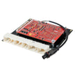 Link G4X WRX9X Plug-In ECU (Subaru WRX & STI V7-9) 229-4000 – angled circuit board and factory connector view