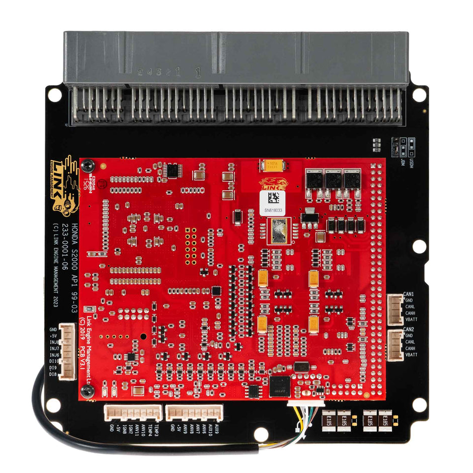 Link G4X S2000X Plug-In ECU (Honda S2000 AP1) 233-4000 – top circuit board view