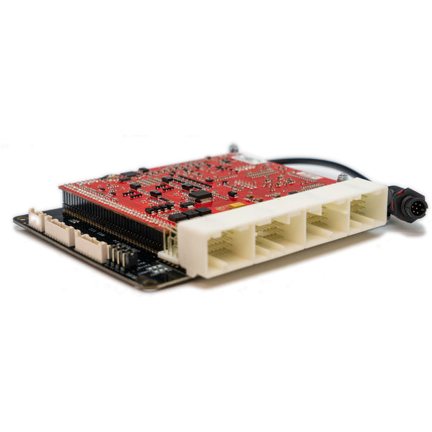 Link G4X WRX11X Plug-In ECU (Subaru WRX V11) 238-4000 – angled circuit board and factory connector view