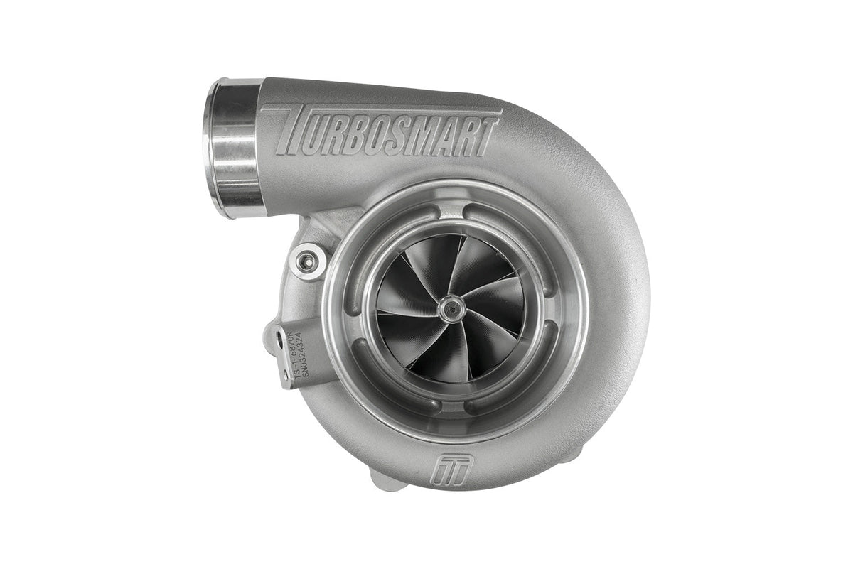 Turbosmart TS-1 Performance Turbocharger 6870 (Kompact) V-Band Reverse Rotation 0.96AR Externally Wastegated — TS-1-6870B-VR096E — view 2