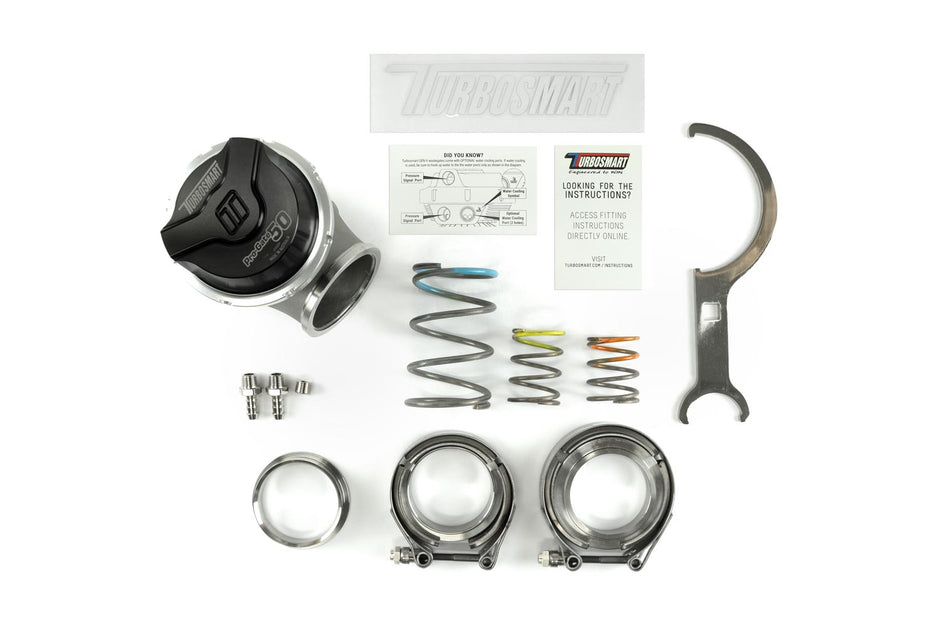 Turbosmart GenV ProGate50 7psi External Wastegate (Black) — TS-0554-1002 — view 5