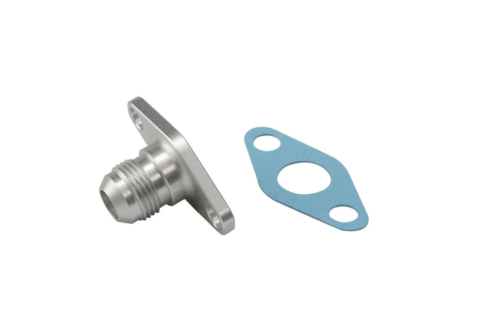 Turbosmart 50.8mm 10AN Oil Drain Silver — TS-199-3009
