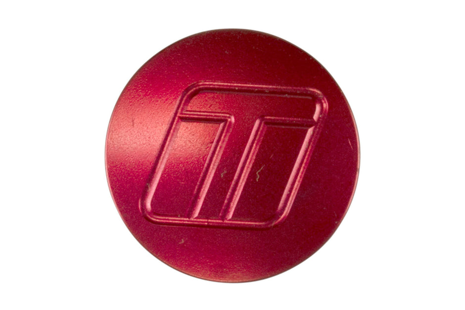 Turbosmart Oil Cap Insert - Blank - Red — TS-0891-3074