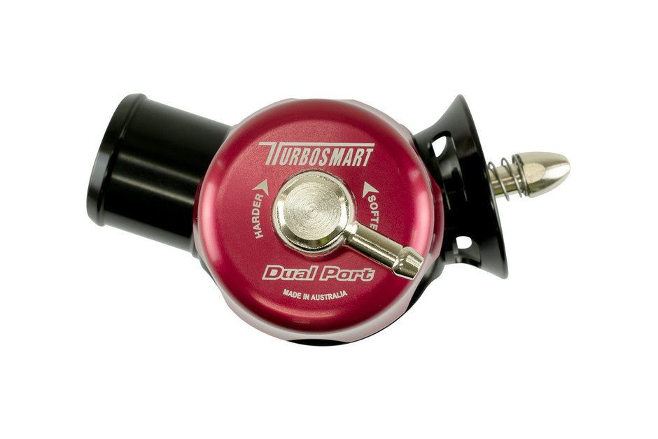 Turbosmart Smart Port Dual Port Mitsubishi EVO IV to X - Red/Black — TS-0215-1022 — view 3