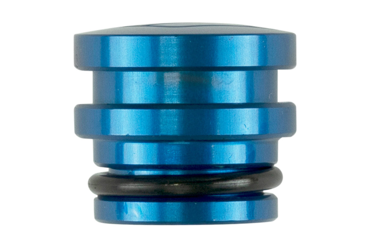 Turbosmart Oil Cap Insert - Blank - Blue — TS-0891-3071 — view 2