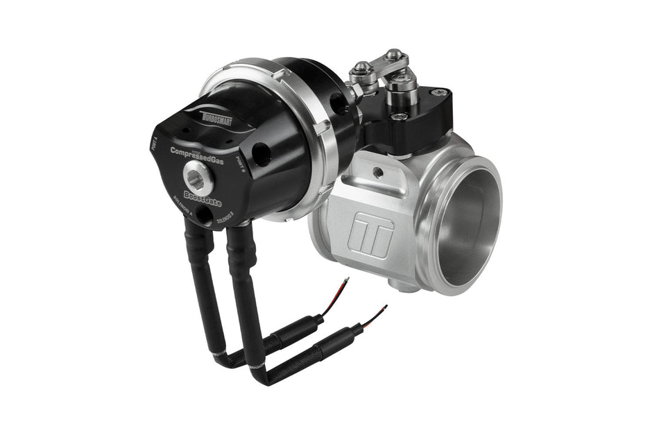 Turbosmart Compressed Gas BoostGate50 7PSI Black - Inbuilt Solenoids (Control In Cap CO2 Boost Control) — TS-0265-1252