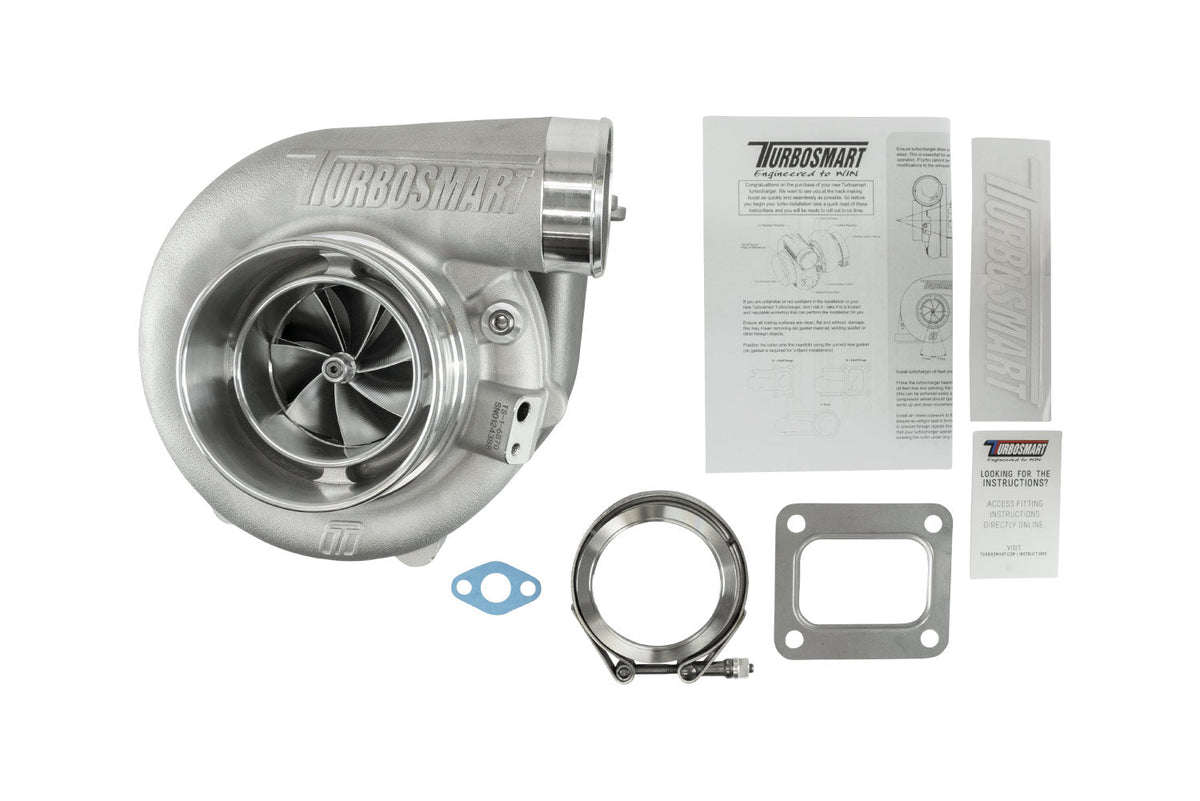 Turbosmart TS-1 Performance Turbocharger 6870 (Kompact) T4 0.82AR Externally Wastegated — TS-1-6870B-T4082E — view 6