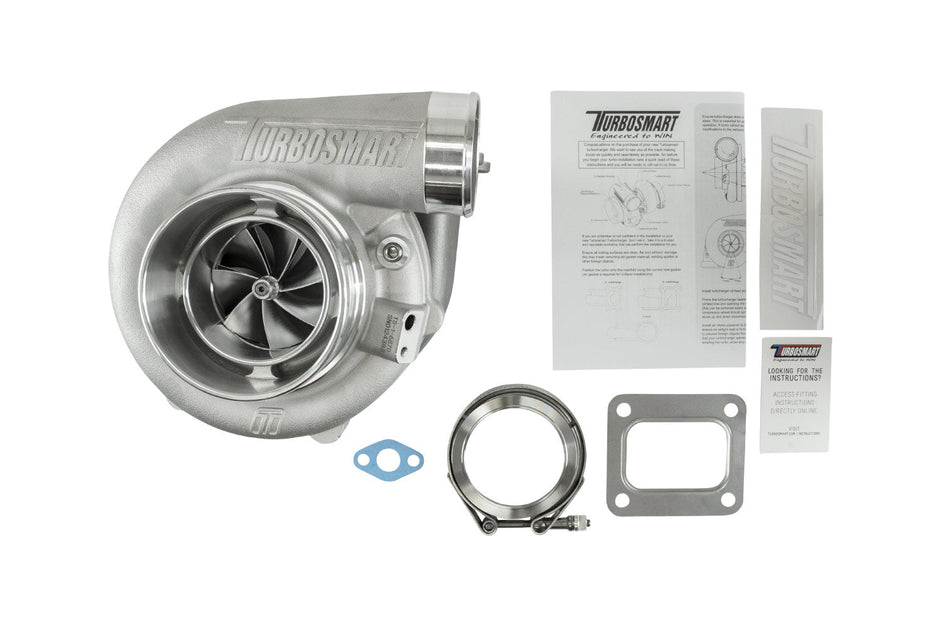 Turbosmart TS-1 Performance Turbocharger 6870 (Kompact) T4 0.82AR Externally Wastegated — TS-1-6870B-T4082E — view 6