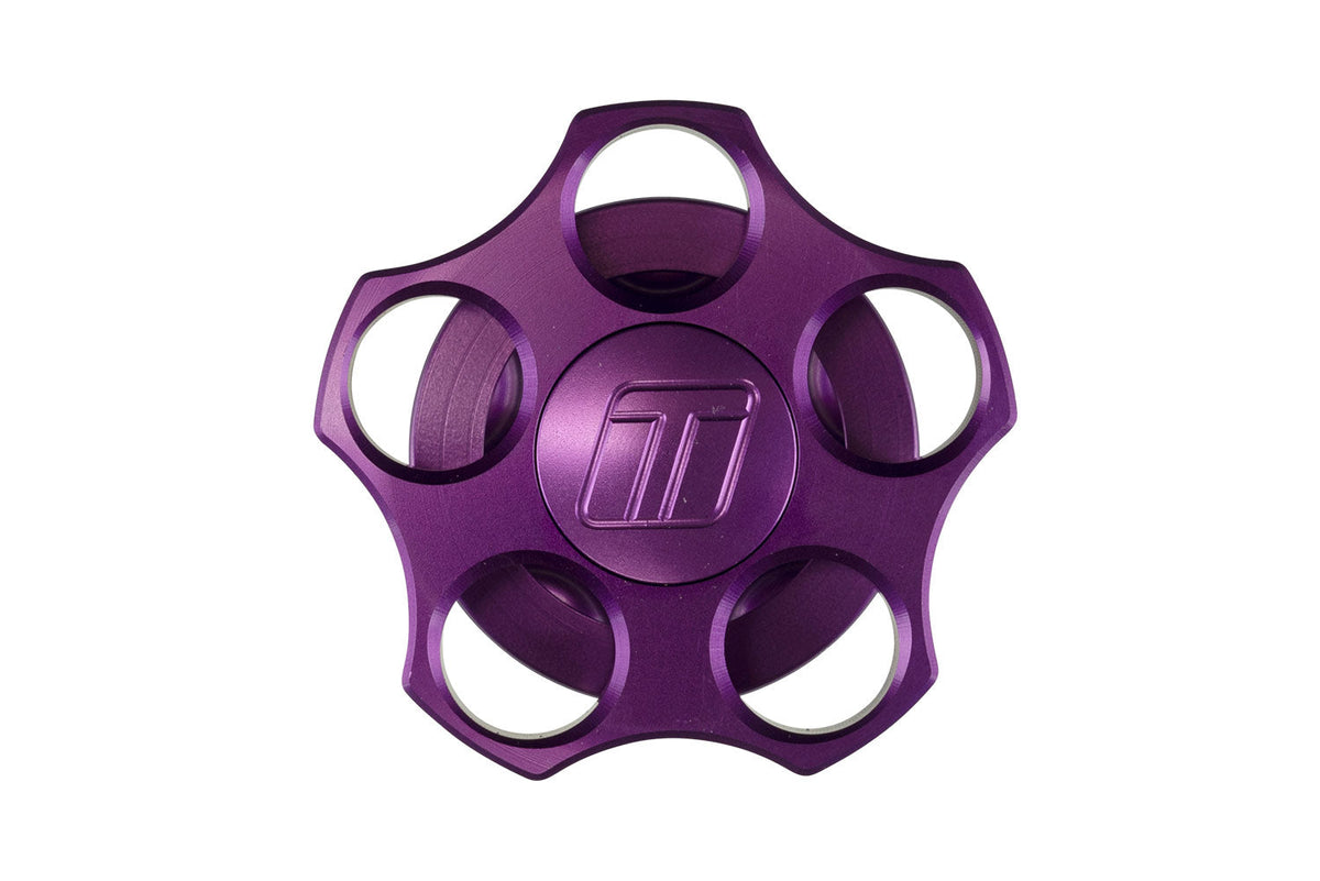 Turbosmart Oil Cap - M32x3.5 - Nissan - Purple — TS-0891-0373