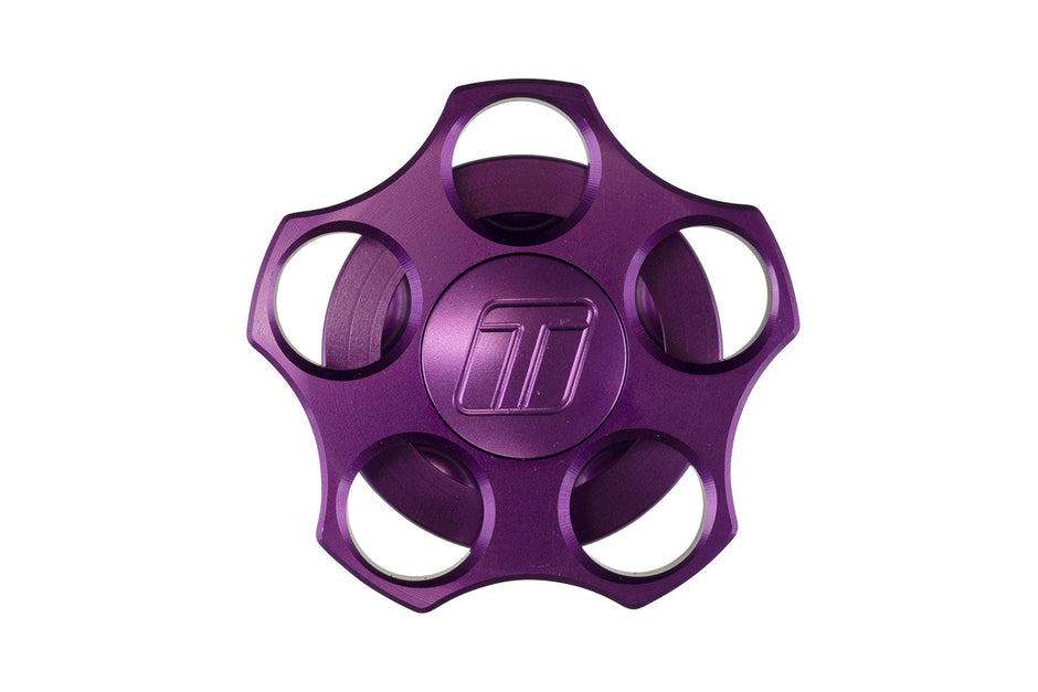 Turbosmart Oil Cap - M32x3.5 - Nissan - Purple — TS-0891-0373