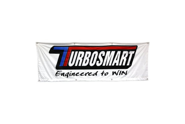 Turbosmart Workshop Banner (White) — TS-9008-1003