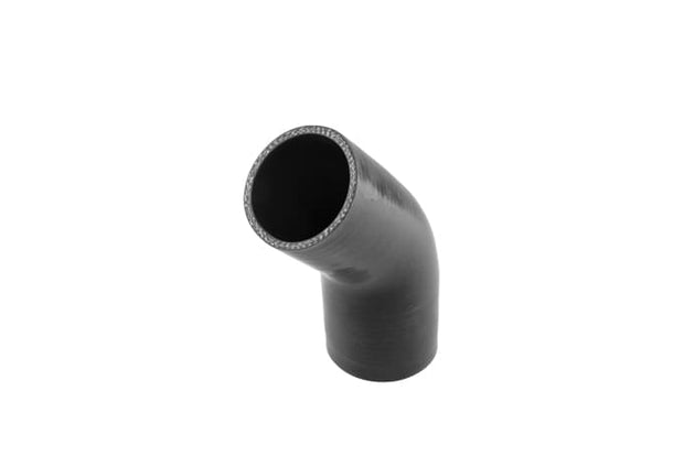 Turbosmart Silicon 45 Degree Reducer - Elbow 2.25"-2.50" (Black) — TS-HRE42225-BK