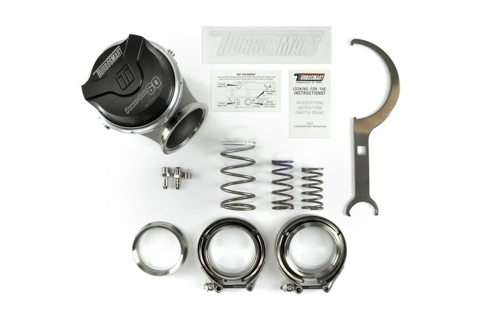Turbosmart GenV PowerGate60 14psi External Wastegate (Black) — TS-0555-1012 — view 5