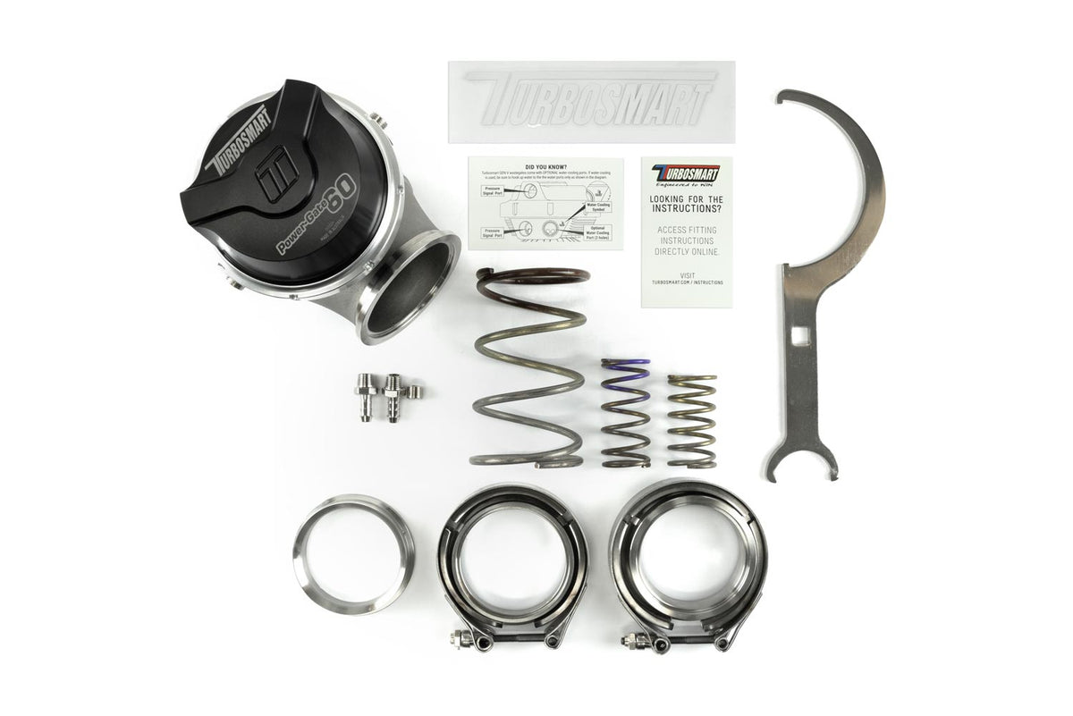 Turbosmart GenV PowerGate60 7psi External Wastegate (Black) — TS-0555-1002 — view 5