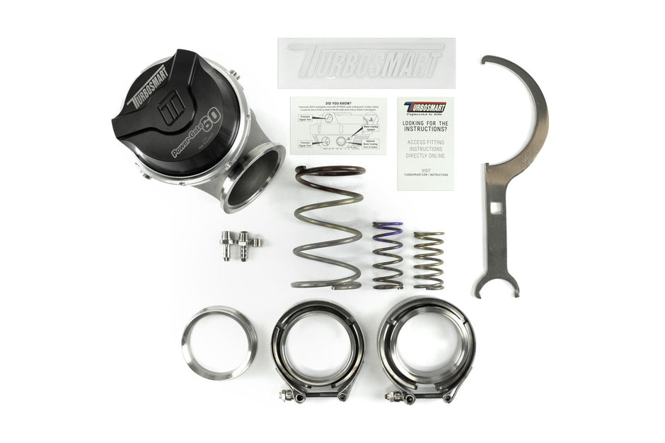 Turbosmart GenV PowerGate60 7psi External Wastegate (Black) — TS-0555-1002 — view 5