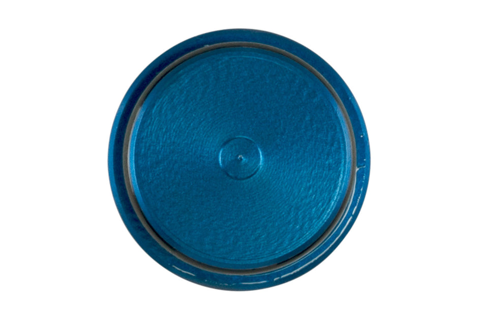 Turbosmart Oil Cap Insert - Blank - Blue — TS-0891-3071 — view 3