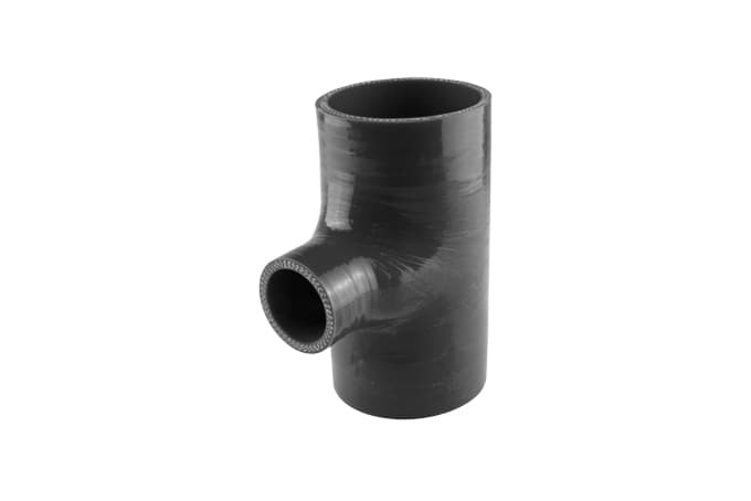 Turbosmart Hose Tee 3.00" ID 1.50" Spout — TS-HT300150-BK