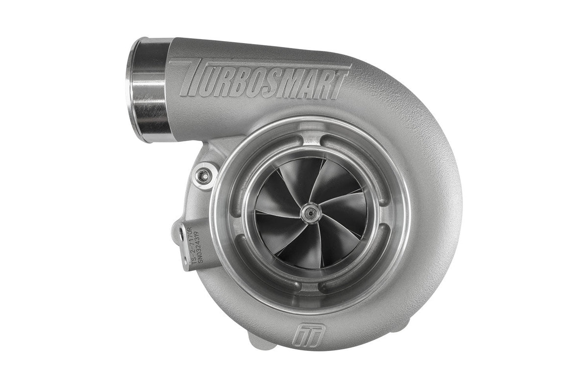 Turbosmart TS-2 Turbocharger (Water Cooled) 7170 (Kompact) V-Band Reverse Rotation 1.07AR Externally Wastegated — TS-2-7170B-VR107E — view 2