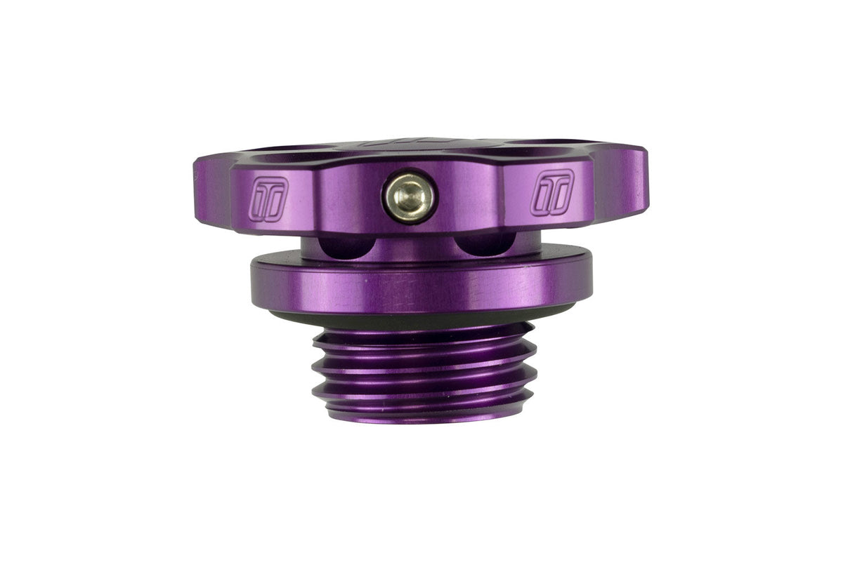 Turbosmart Oil Cap - M32x3.5 - Nissan - Purple — TS-0891-0373 — view 2