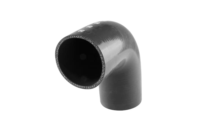 Turbosmart Silicon 90 Degree Reducer - Elbow 2.75"-3.00" (Black) — TS-HRE9275300-BK
