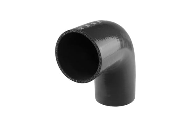 Turbosmart Silicon 90 Degree Hose - Elbow 3.50" (Black) — TS-HE90350-BK