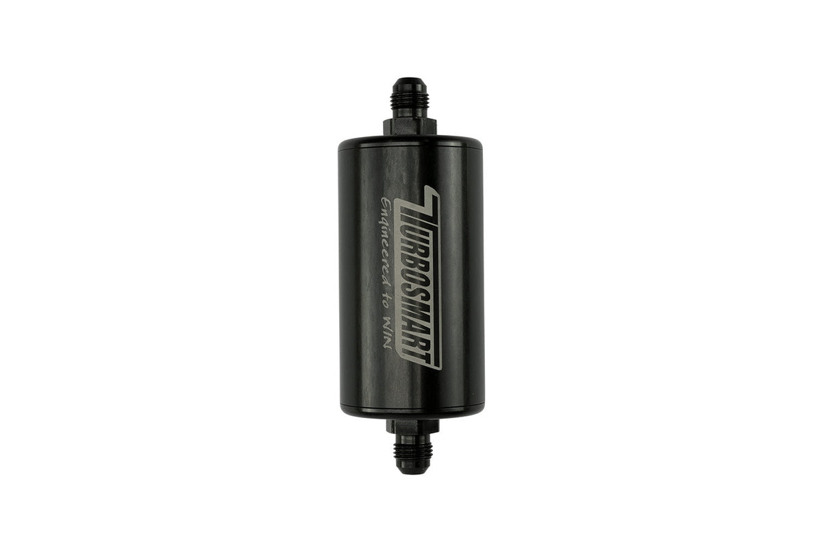Turbosmart Inline Fuel Filter 10um 6AN Black — TS-0402-1133