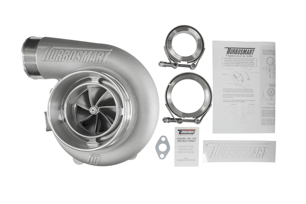 Turbosmart TS-1 Performance Turbocharger 7170 (Kompact) V-Band 1.07AR Externally Wastegated (Reverse Rotation) — TS-1-7170B-VR107E — view 6