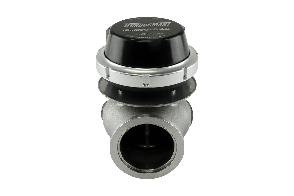 Turbosmart Gen4 CompGate40 7psi External Wastegate (Black) — TS-0505-1006 — view 2