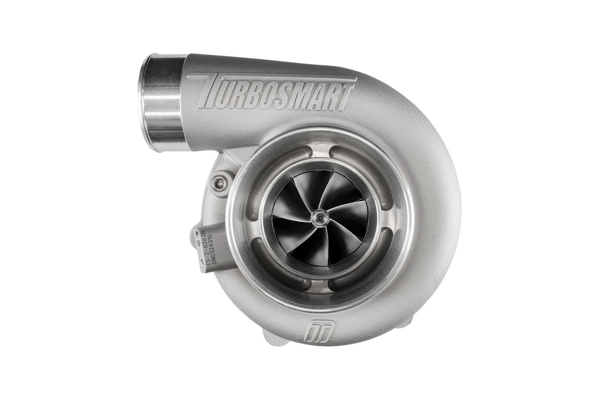 Turbosmart TS-2 Performance Turbocharger (Water Cooled) 6262 V-Band Reverse Rotation 0.82AR Externally Wastegated — TS-2-6262B-VR082E — view 2