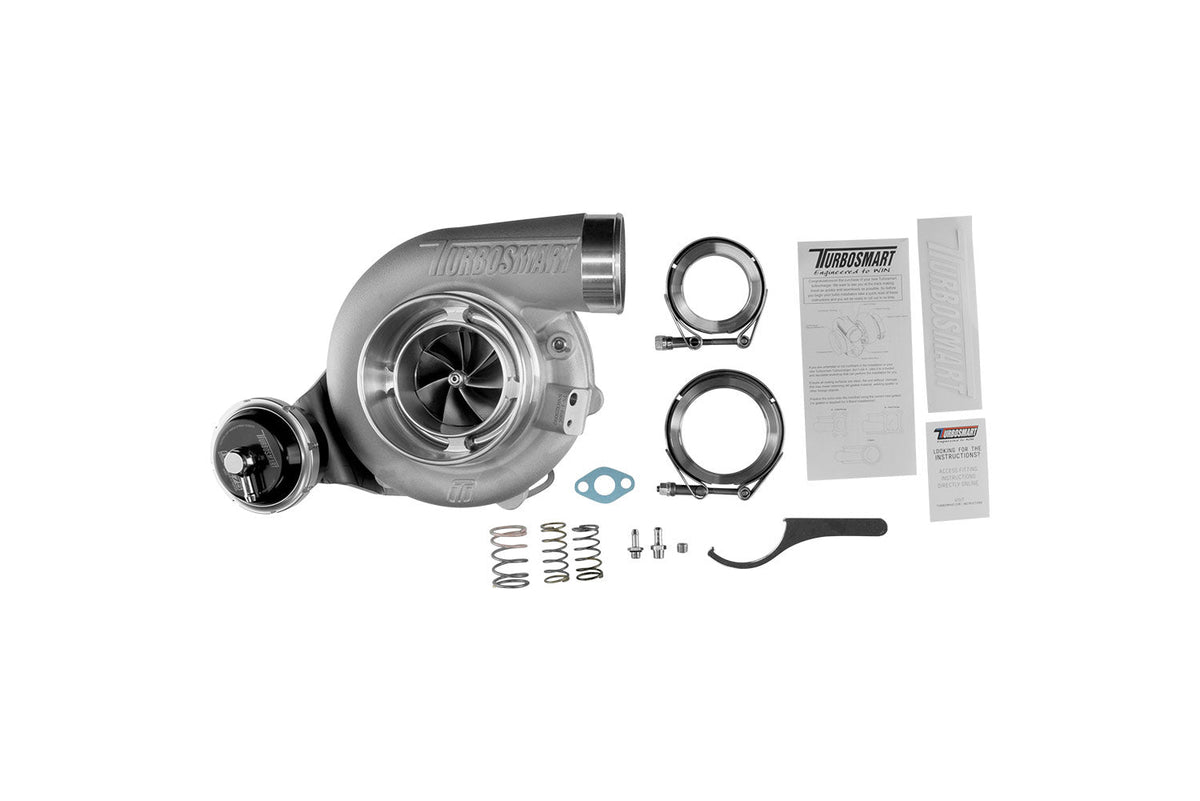 Turbosmart TS-1 Performance Turbocharger 6466 V-Band 0.82AR Internally Wastegated — TS-1-6466B-VB082I — view 6