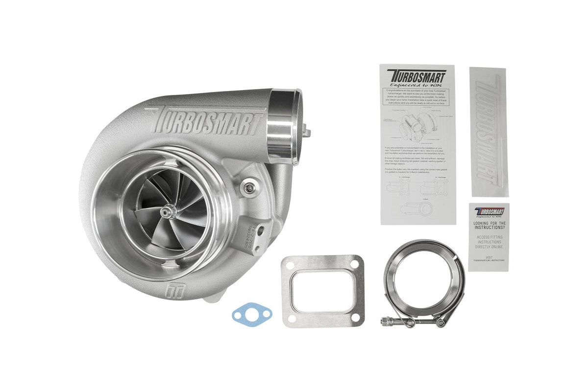 Turbosmart TS-2 Performance Turbocharger (Water Cooled) 7170 (Kompact) T4 0.96AR Externally Wastegated — TS-2-7170B-T4096E — view 6