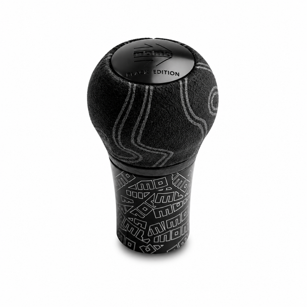 MOMO Ultra Black Edition Shift Knob on white background