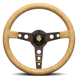 MOMO Prototipo Desert 350mm steering wheel with Sahara leather and brown spokes