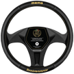 MOMO Anniversario Steering Wheel Cover Black/Gold (M) — manufacturer product photograph
