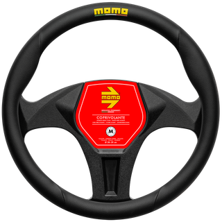 MOMO Italia Black Steering Wheel Cover (M)