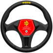 MOMO Italia Black Steering Wheel Cover (M)