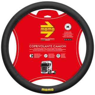 MOMO Truck Easy Steering Wheel Cover Black/Black (M) — manufacturer product photograph