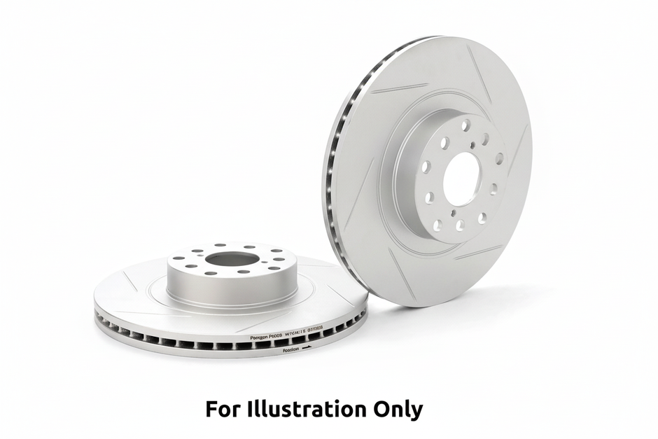 Paragon Performance Rear Brake Rotors - Ford Focus RS - Sold as Pair
