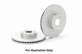 Paragon Performance Front Brake Rotors - VW Golf Mk5/Mk6 / Passat B6/B7 / Scirocco / Audi A3 8P/S3 8P - Sold as Pair