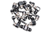 Radium 20-1000-101010 Low Profile Swivel Banjo Fitting, 10AN ORB to Dual 10AN Male